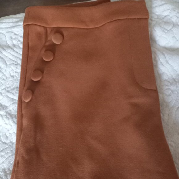 NEW LUCY PARIS PANTS SIDE BUTTONS SZ M - Picture 1 of 9
